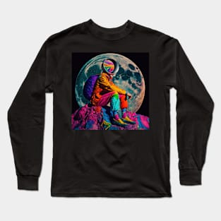 Reflecting on style in the cosmos - Futuristic Fashion #7 Long Sleeve T-Shirt